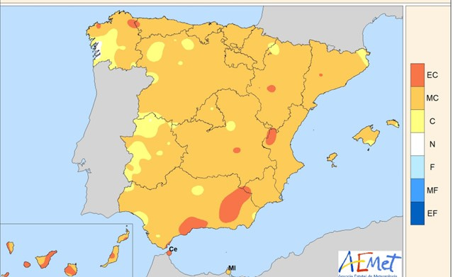 April temperatures expected to break a 12-year record in Spain