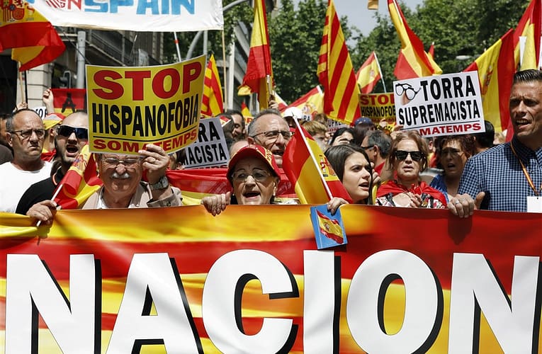 Half of Catalans against independence, two-thirds want referendum