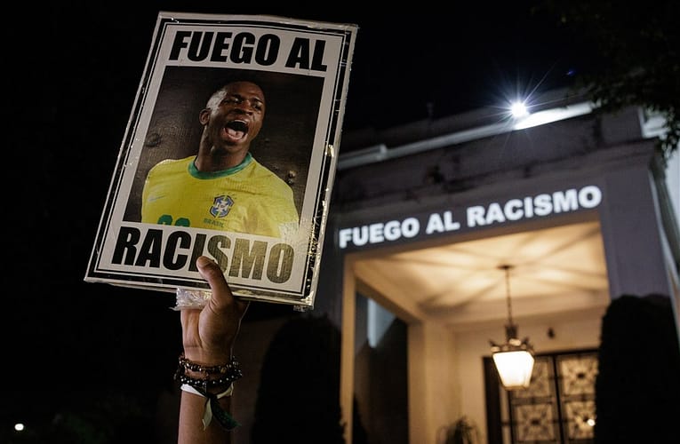 Spain amid racism debate after Real Madrid forward faces abuse